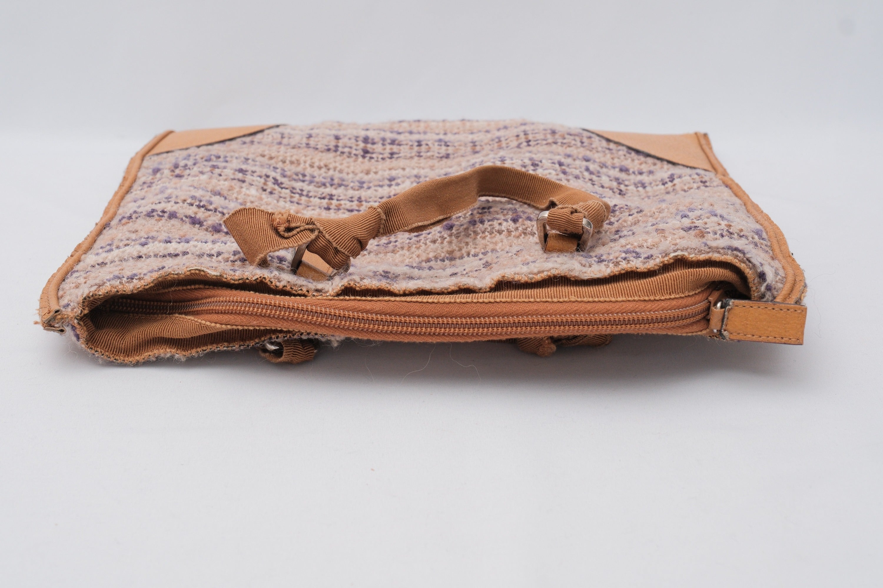 Prada Tweed Woven Shopper Bag 3079