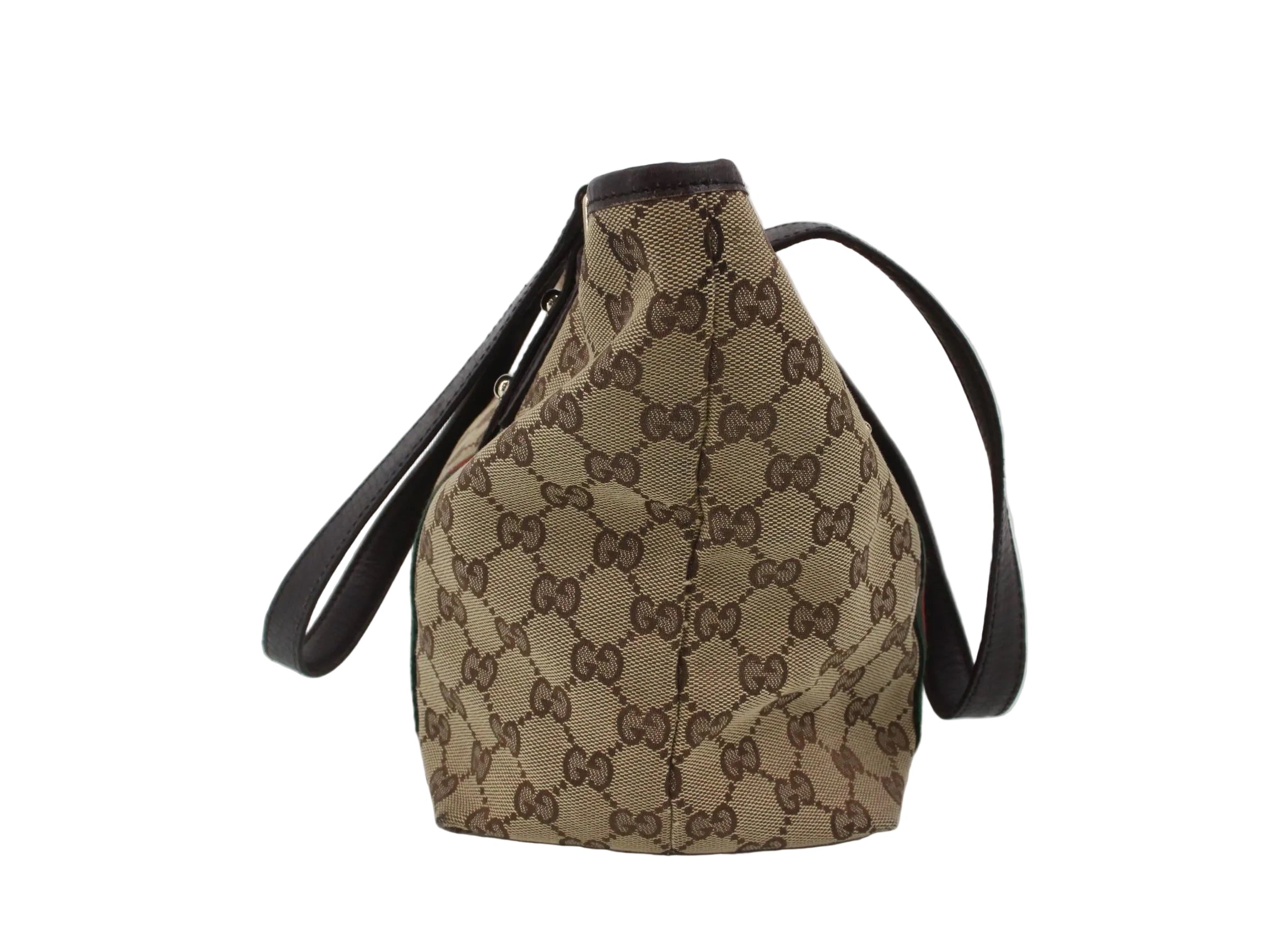 Gucci Charm Sherry Line Shopper Tote GG Canvas 3081