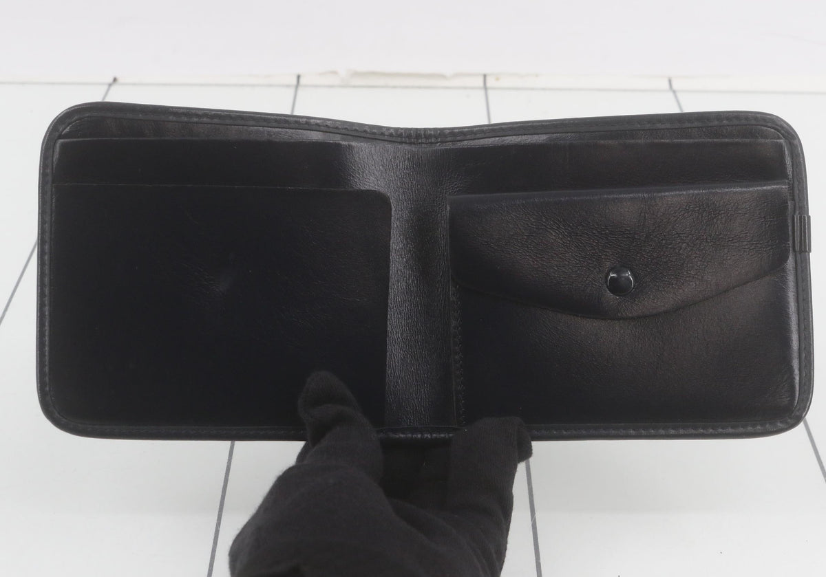 Dior Bifold Wallet Navy Trotter 3116
