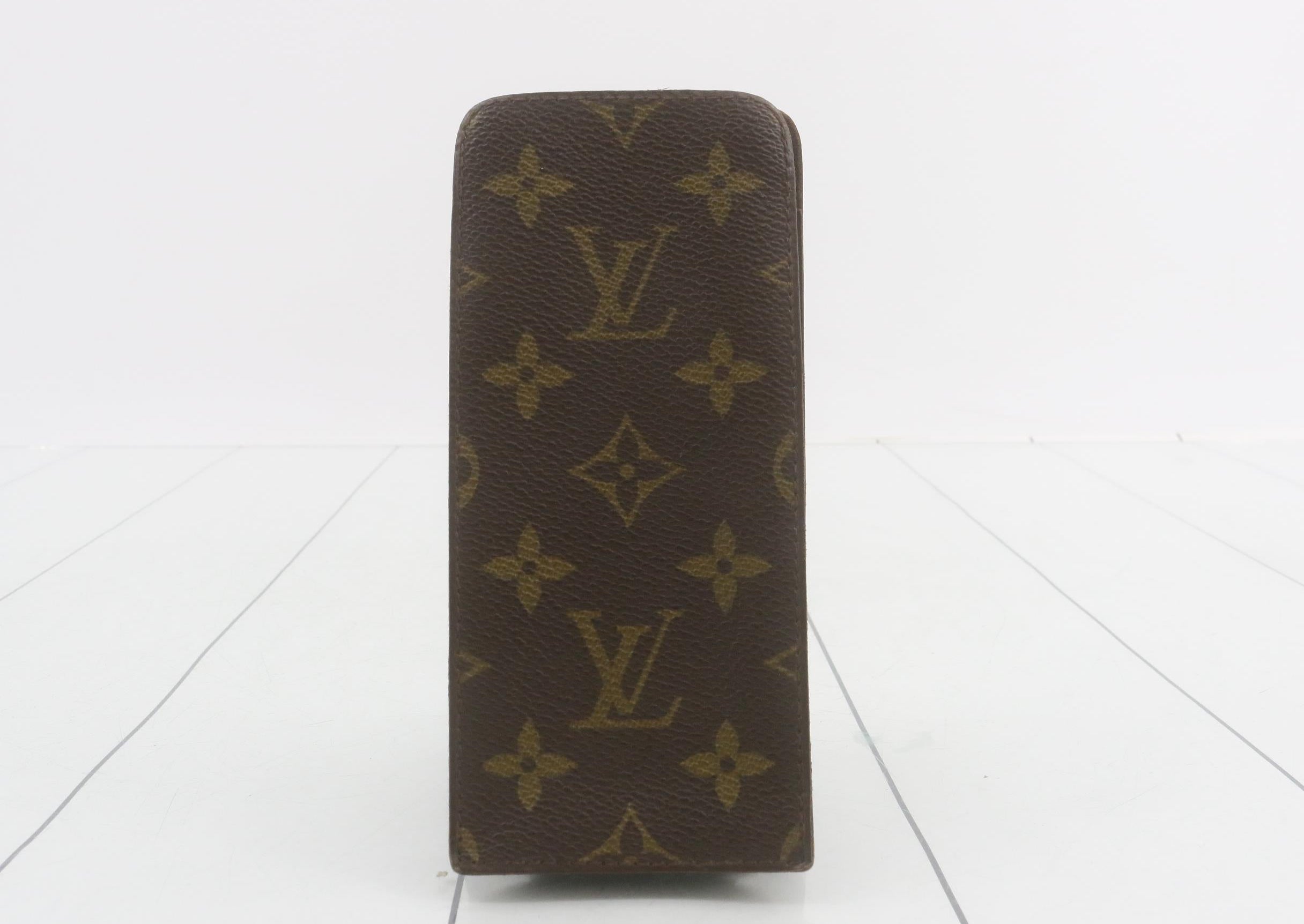 Louis Vuitton Etui Lunette Simple Sunglasses Case Monogram 3163