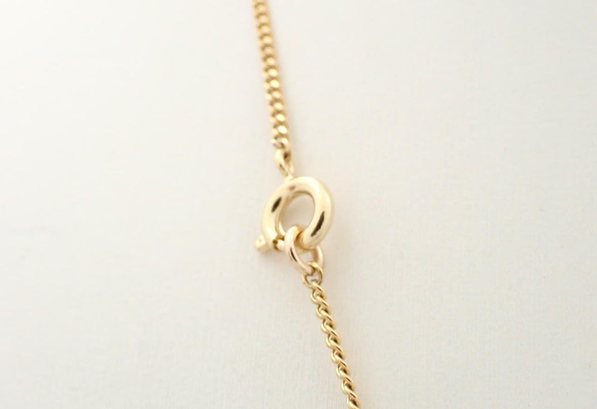 Chanel CC Pearl Inlay Necklace Gold 02A 3233