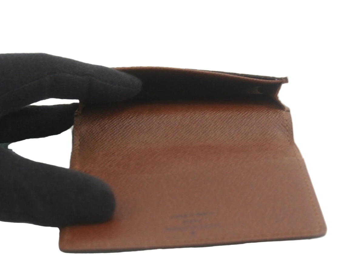 Louis Vuitton Enveloppe Carte de Visite Card Holder Damier Graphite 3332