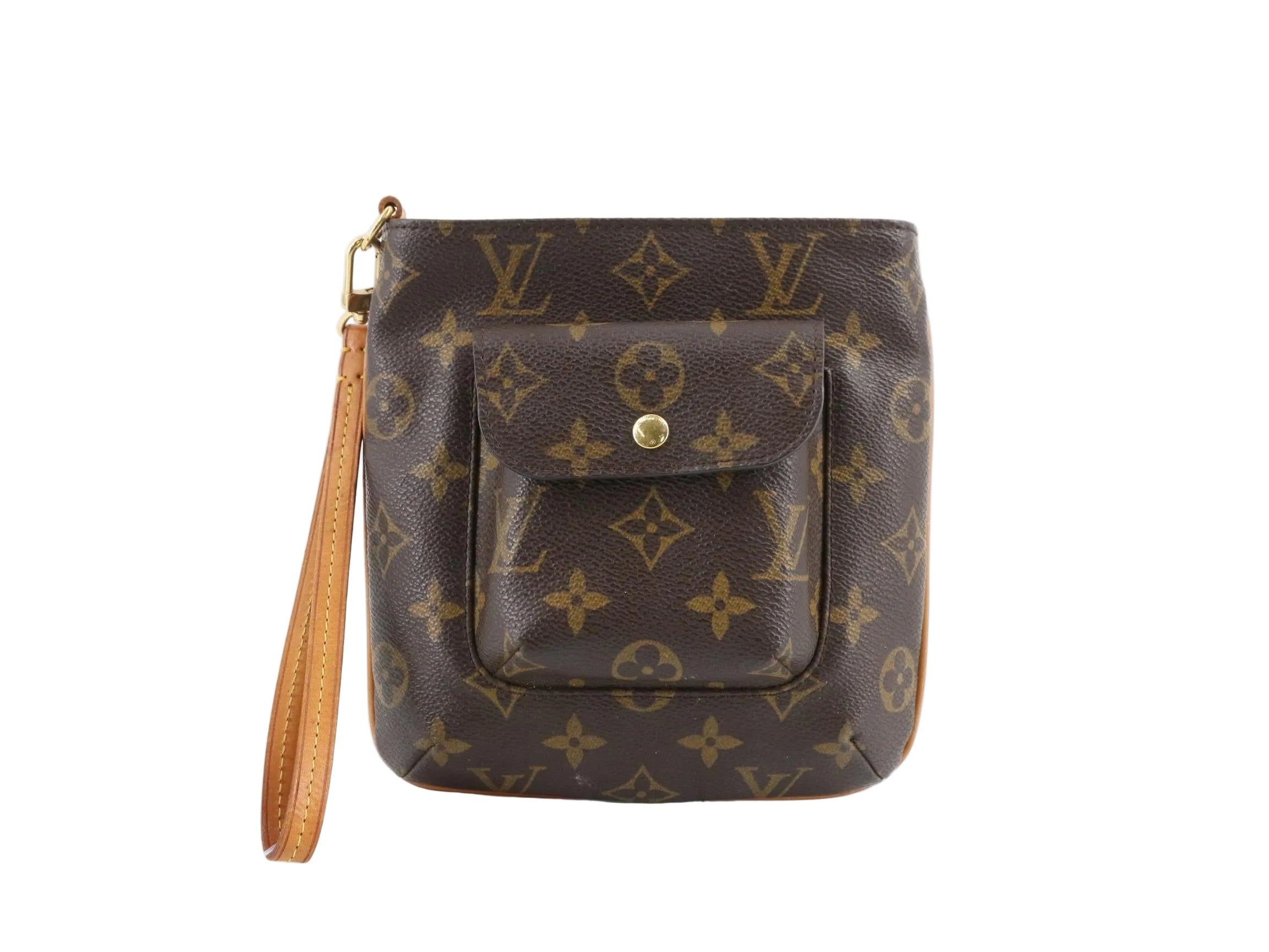 Louis Vuitton Partition Wristlet Pouch Monogram  3331