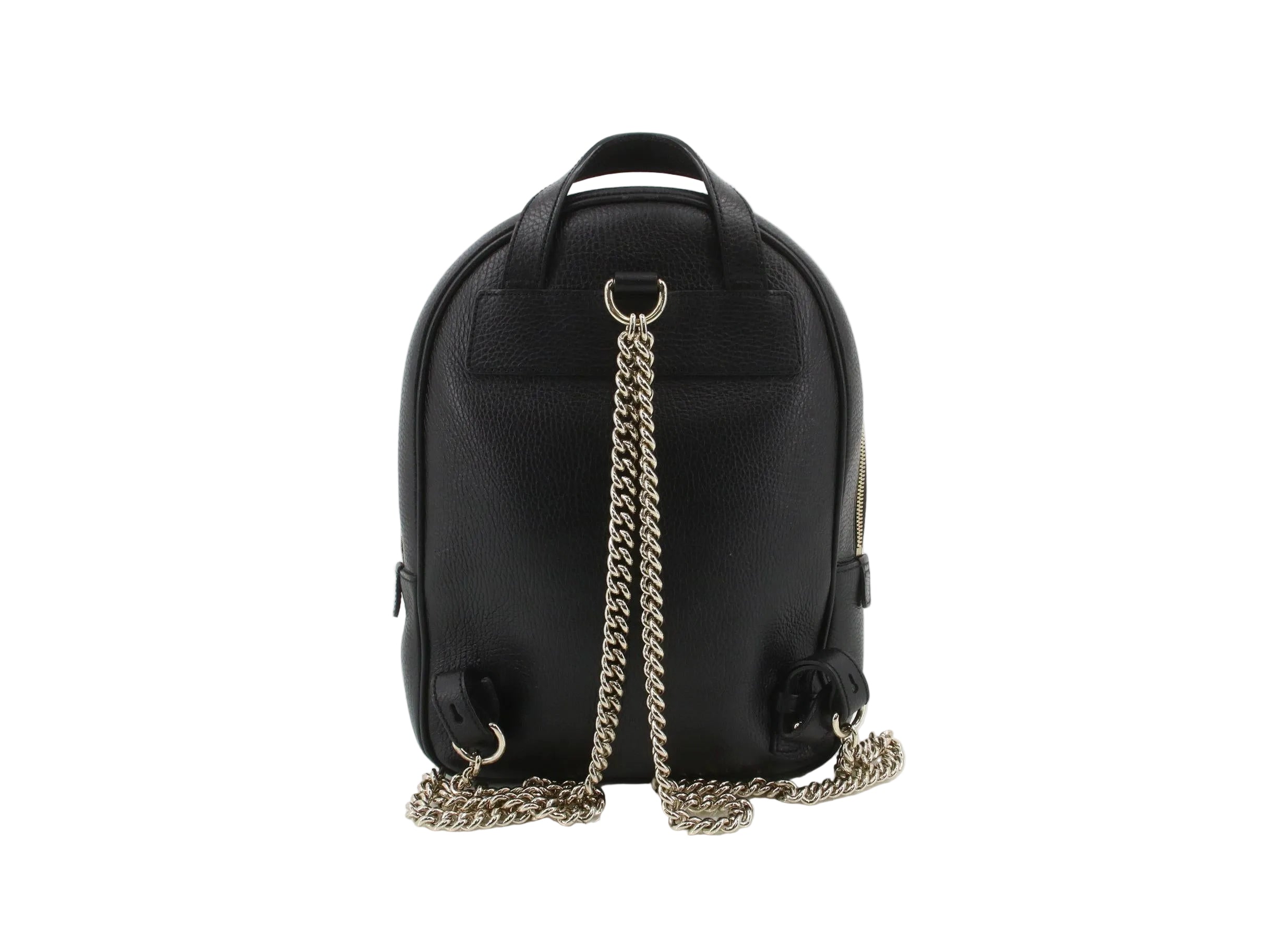 Gucci Soho Backpack Black Leather 3333