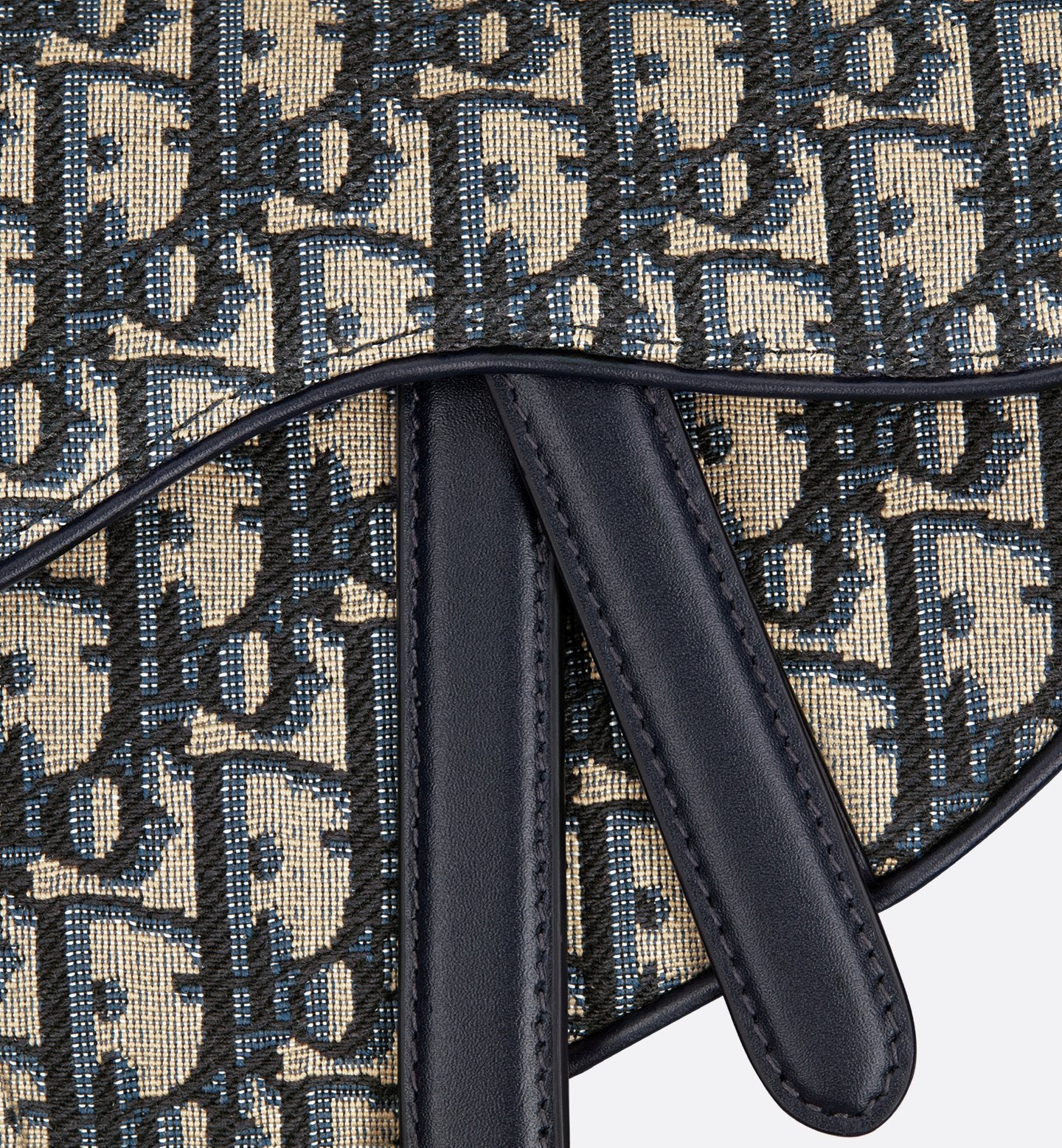 Dior Mini Saddle Bag Crossbody Blue