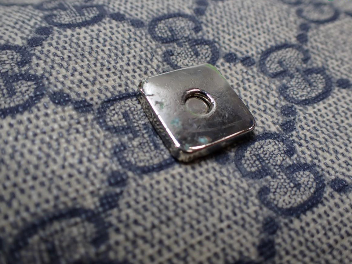 Gucci GG Supreme Navy Shoulder Bag 2917