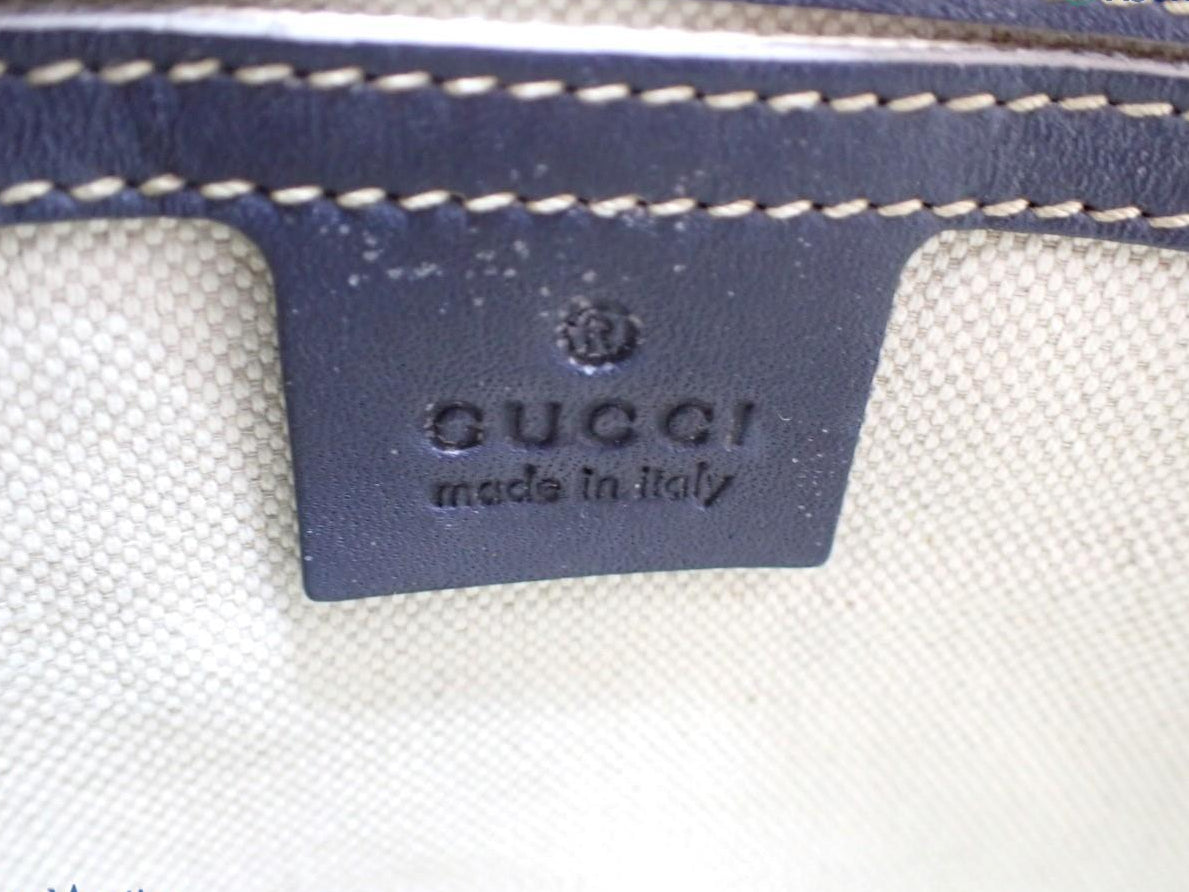 Gucci GG Supreme Navy Shoulder Bag 2917