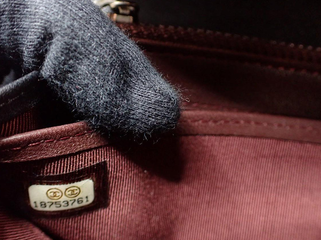 Chanel Long Snap Wallet Black Lambskin 2923