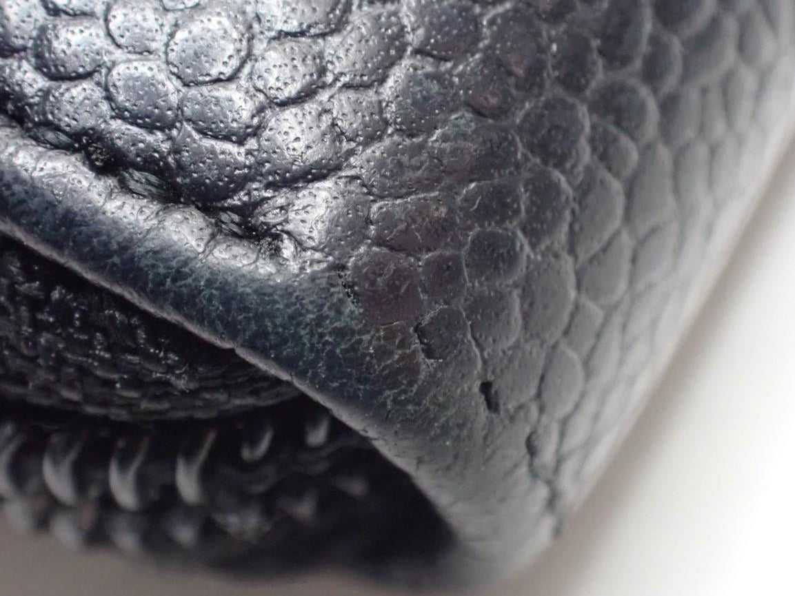 Chanel Timeless Coco Mark Zippy Wallet Black Caviar 2949