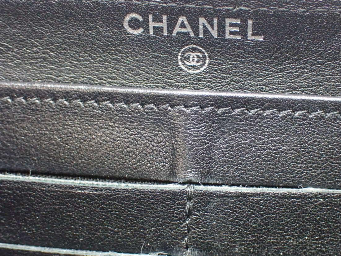 Chanel Timeless Coco Mark Zippy Wallet Black Caviar 2949