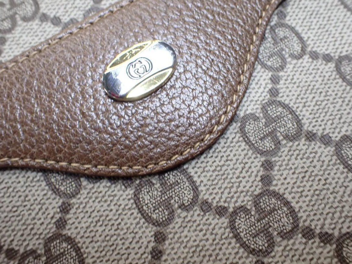 Gucci Vintage Shopper Tote GG Supreme Sherry Line 2963