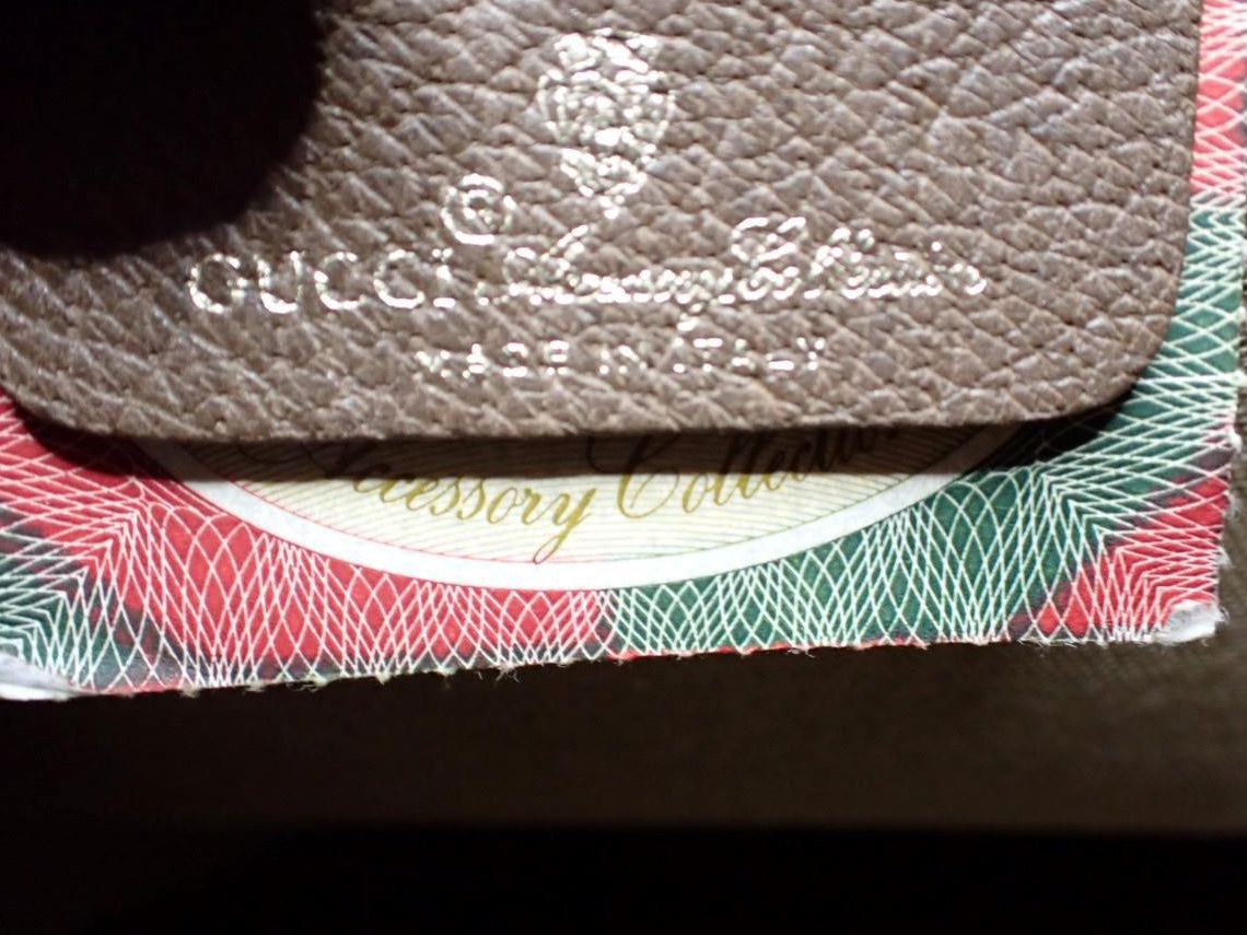Gucci Vintage Shopper Tote GG Supreme Sherry Line 2963