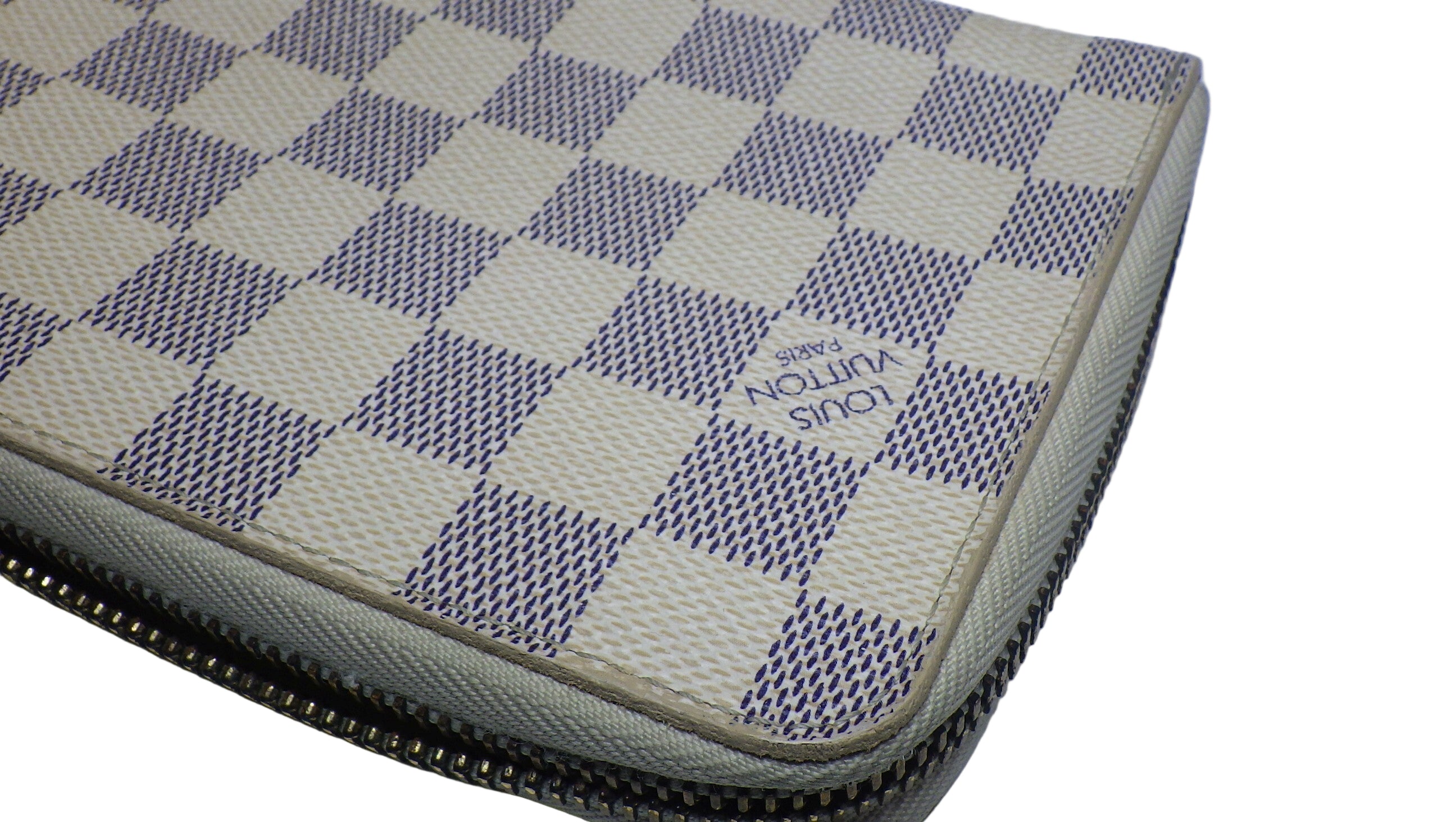 Louis Vuitton Zippy Organizer Damier Azur 2965