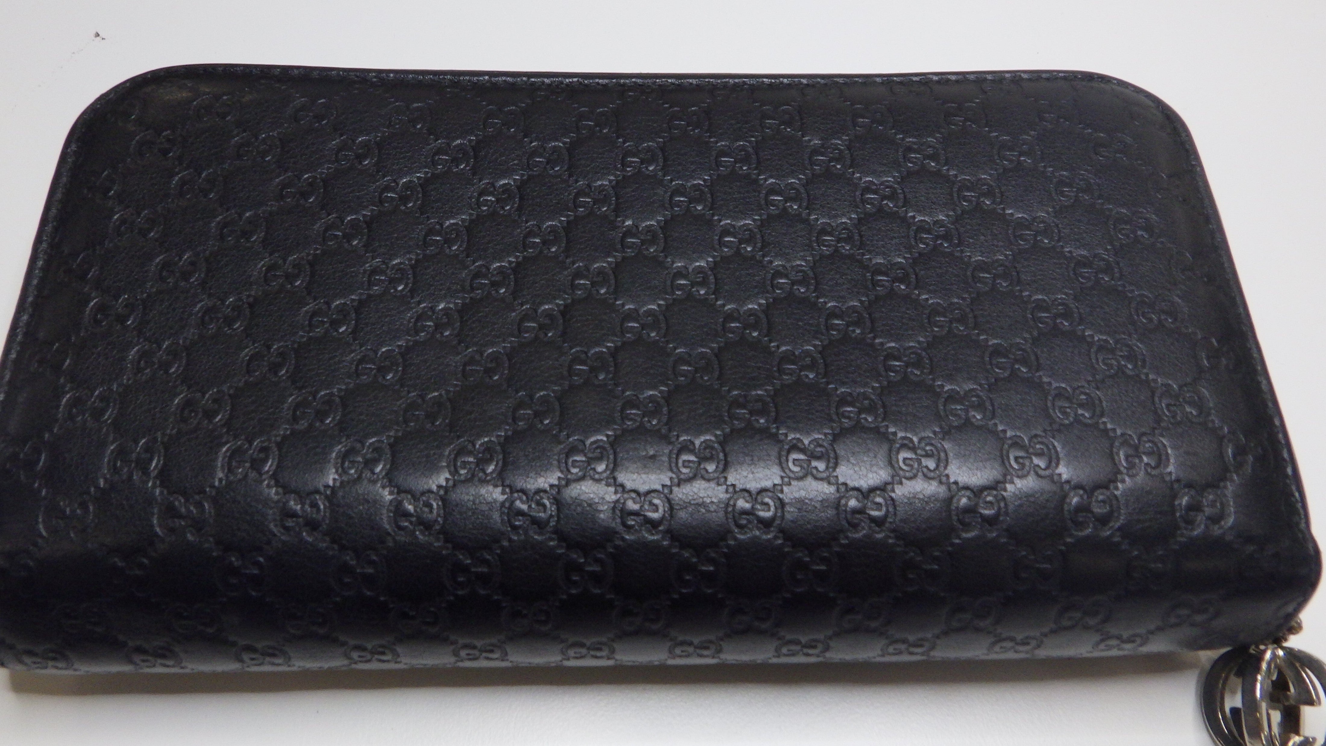 Gucci Zippy Wallet Black Microguccissima 2948