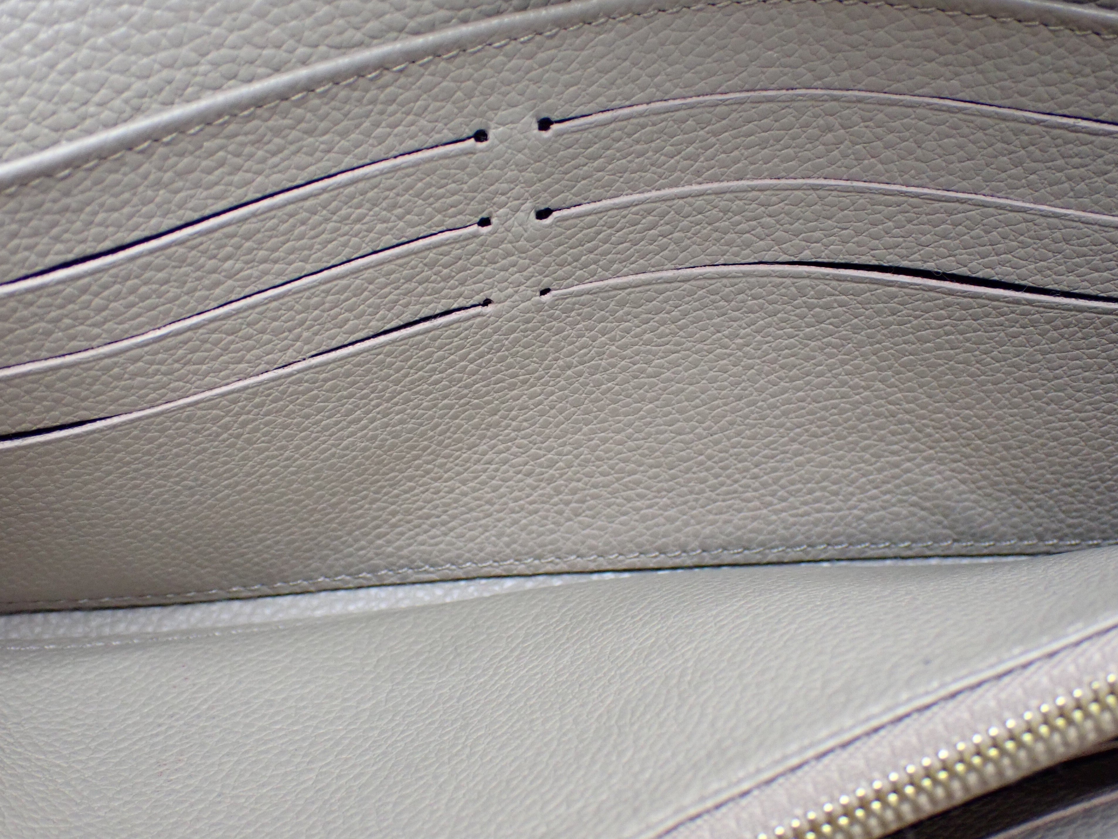 Louis Vuitton Sarah Wallet NM Tourterelle Grey Empreinte 2970