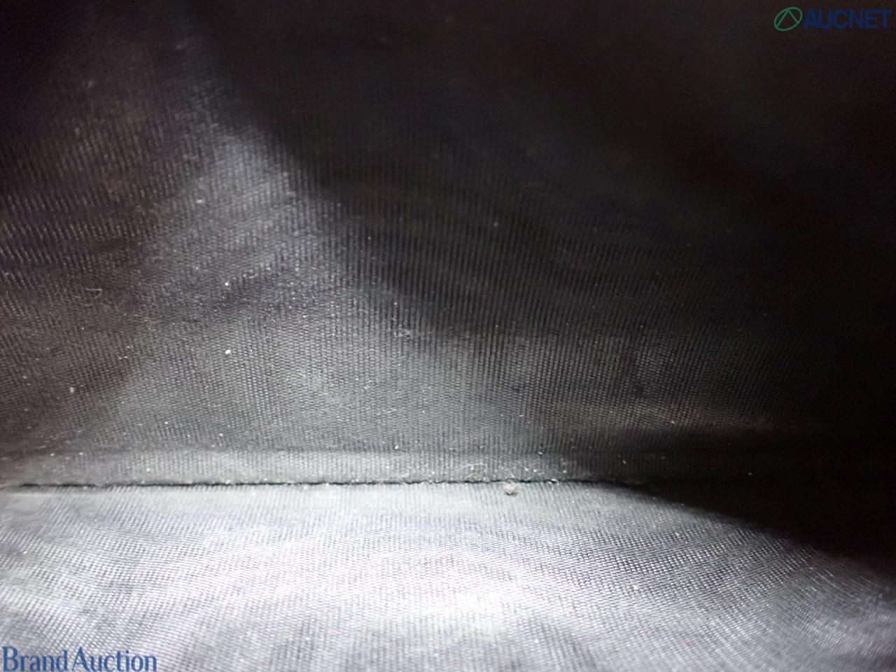 YSL Cassandra Zippy Wallet Black Chevron 2974