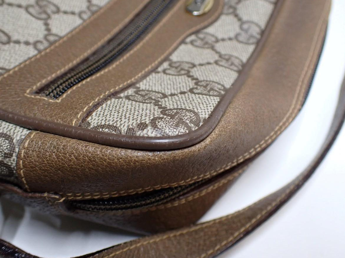 Gucci Vintage Crossbody GG Supreme Sherry Line 2981