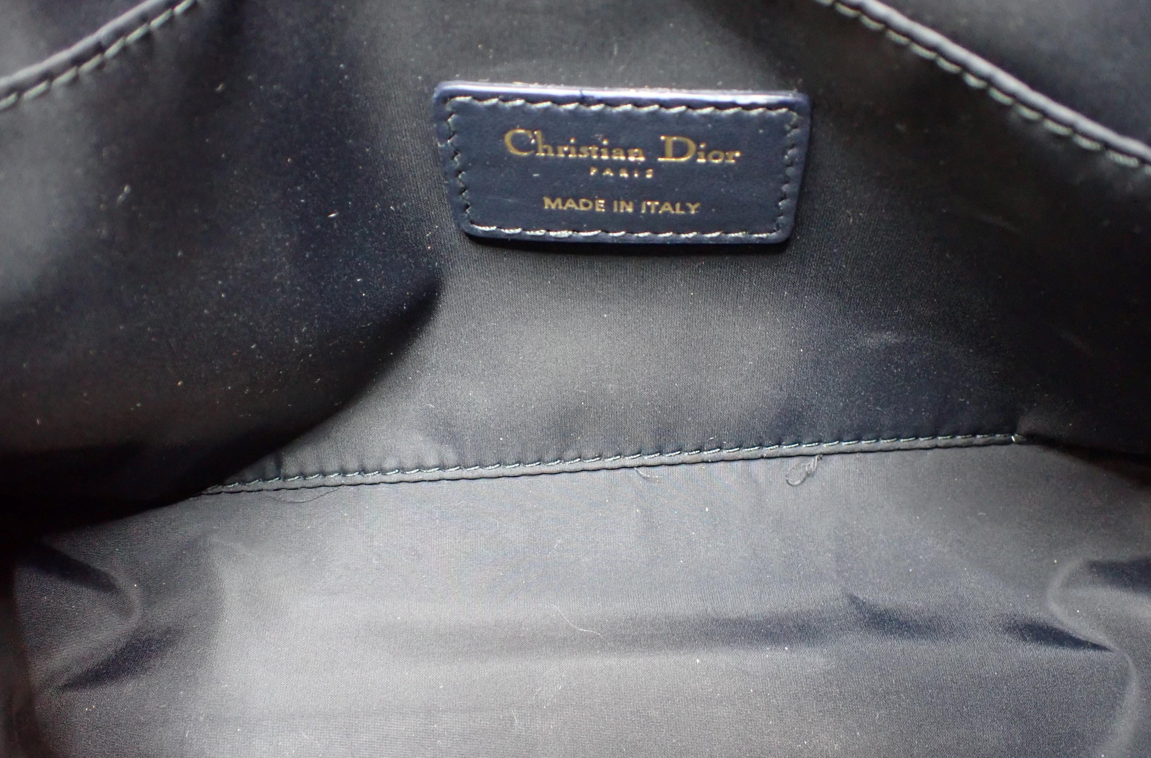 Dior 30 Montaigne Aphrodite Pouch Oblique Navy 3061