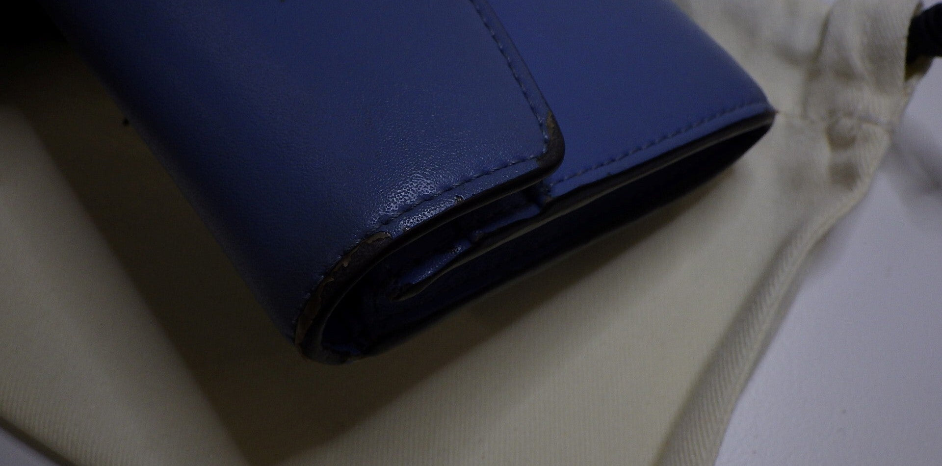 Fendi F is Fendi Long Wallet Light Blue 3074