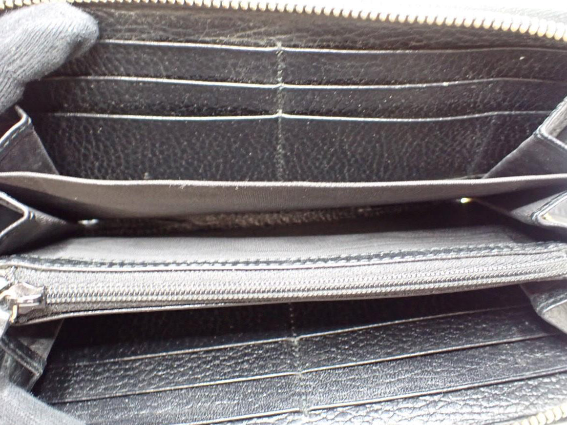 Gucci GG Marmont Zippy Wallet Black 3075
