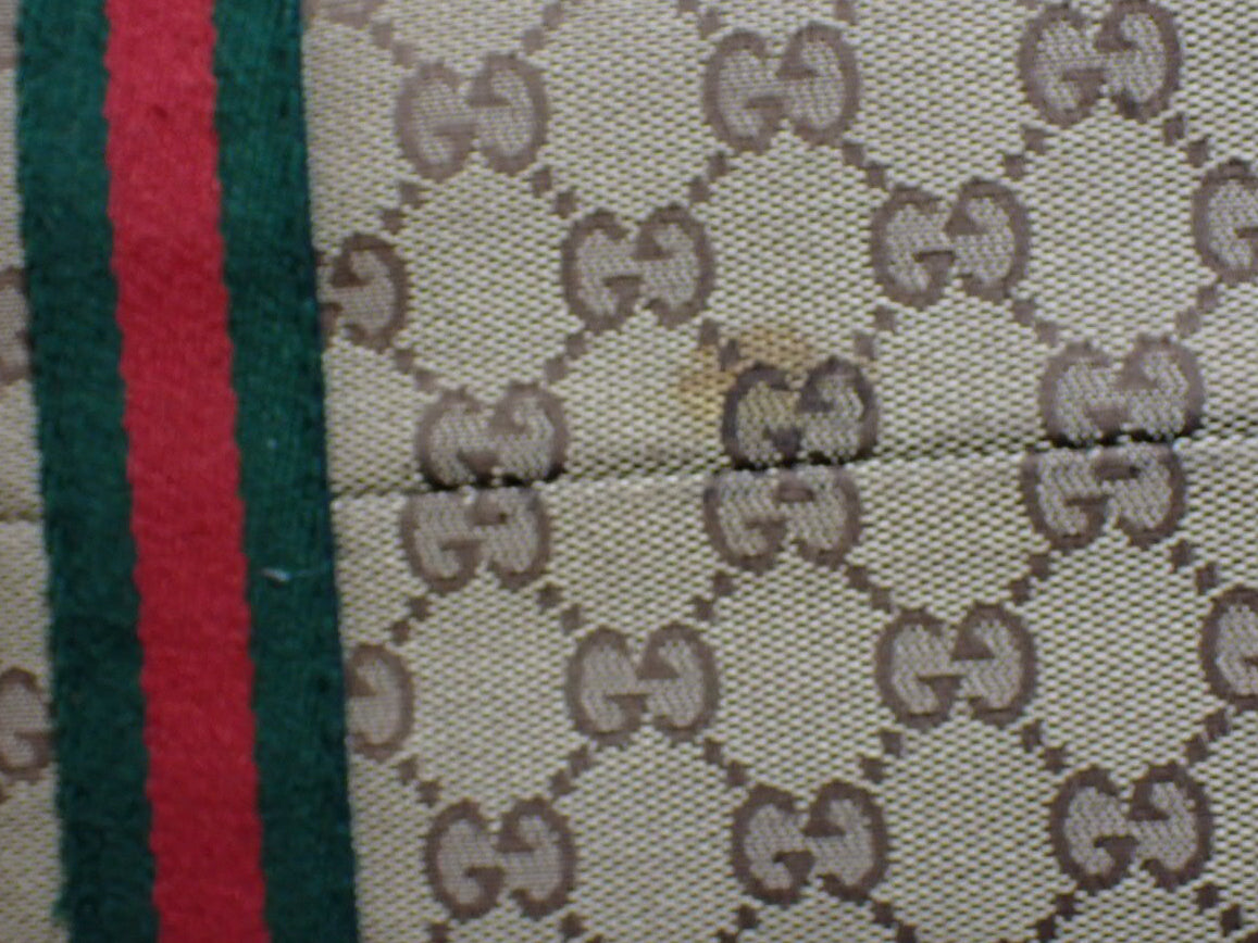 Gucci Charm Sherry Line Shopper Tote GG Canvas 3081
