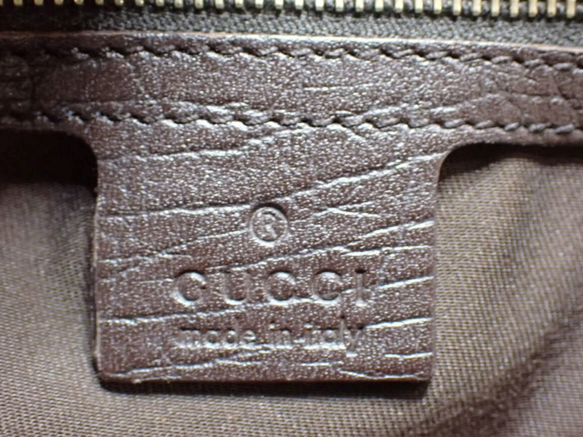 Gucci Charm Sherry Line Shopper Tote GG Canvas 3081