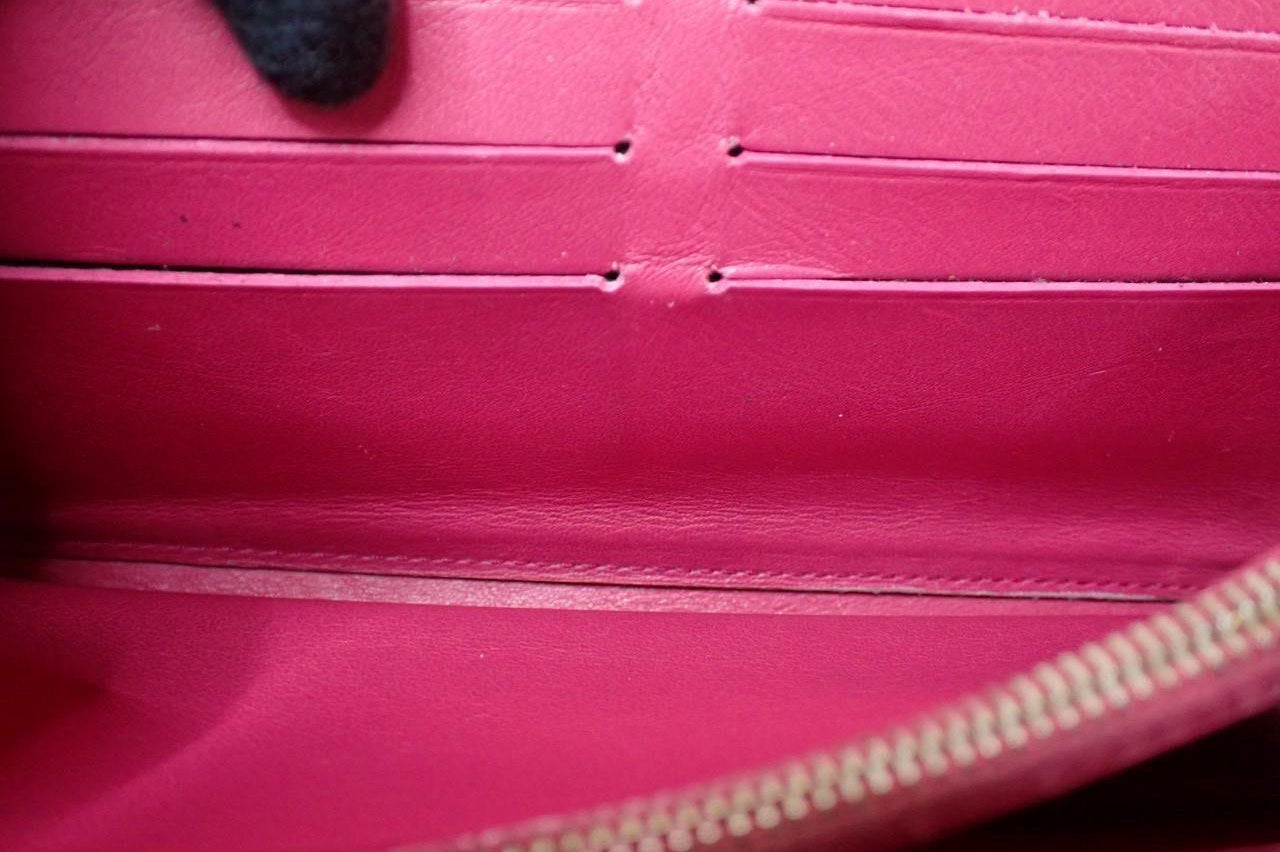 Louis Vuitton Capucines Wallet Black Pink 3166