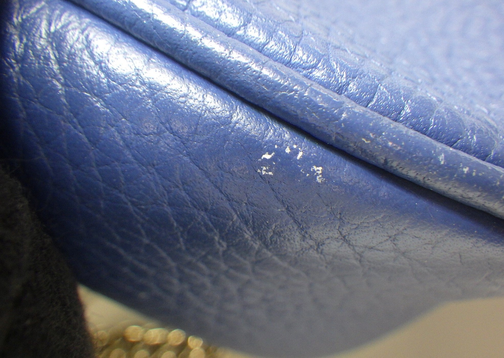 Gucci Soho Tassel Chain Crossbody Bag Blue 3229