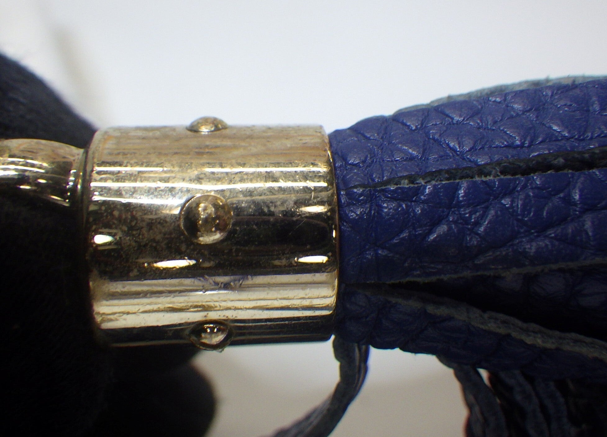 Gucci Soho Tassel Chain Crossbody Bag Blue 3229