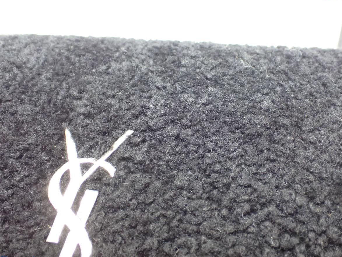 YSL LouLou Toy Black Shearling  3326