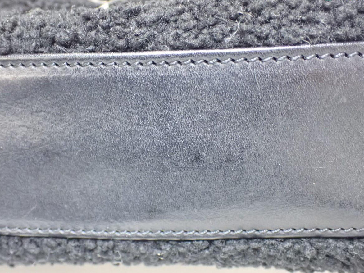 YSL LouLou Toy Black Shearling  3326