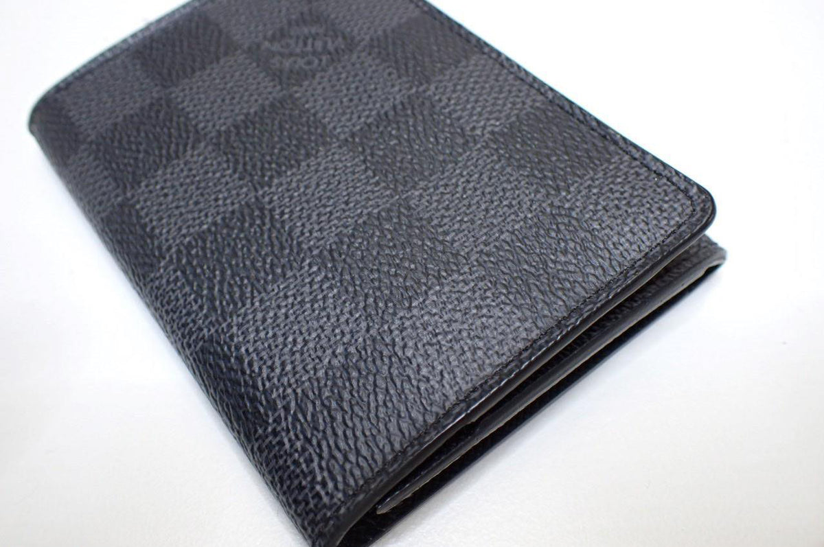 Louis Vuitton Enveloppe Carte de Visite Card Holder Damier Graphite 3332