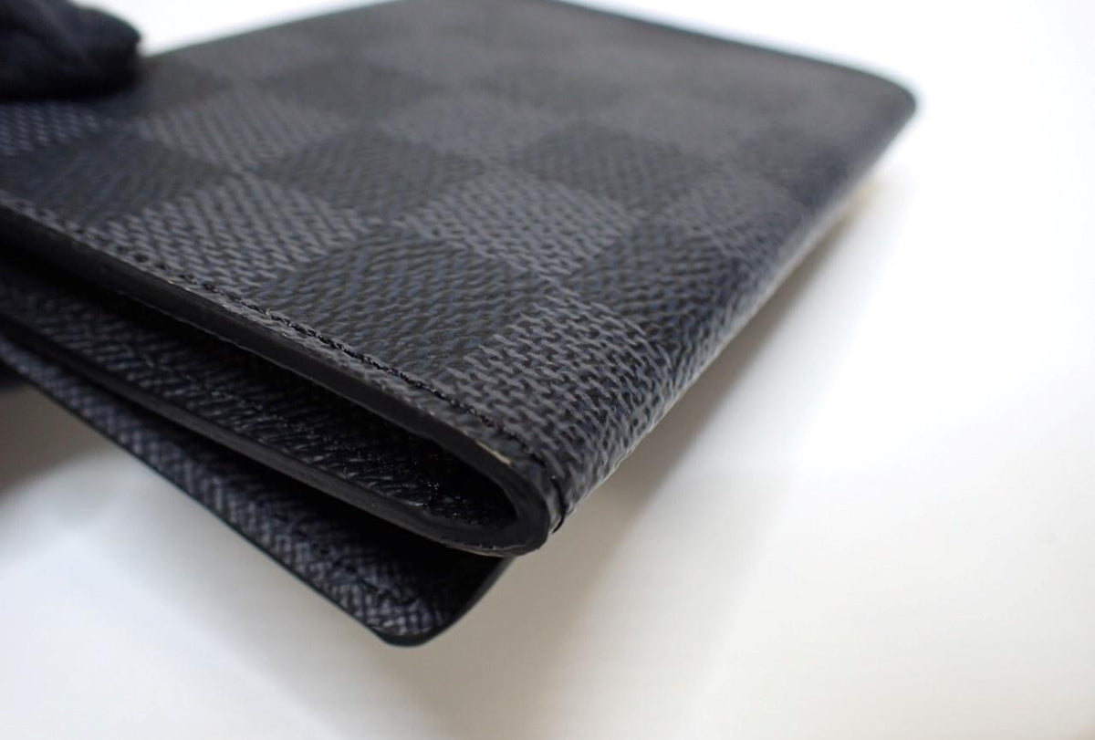 Louis Vuitton Enveloppe Carte de Visite Card Holder Damier Graphite 3332