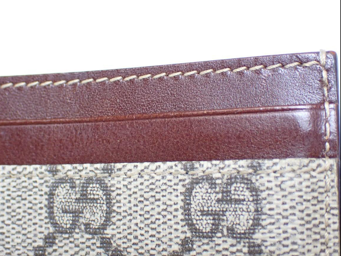 Gucci Card Case Brown GG Supreme  3446