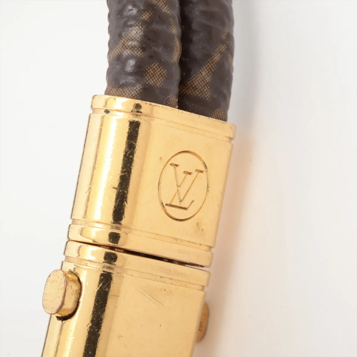 Louis Vuitton Keep It Twice Bracelet Monogram Gold Size 17 3242