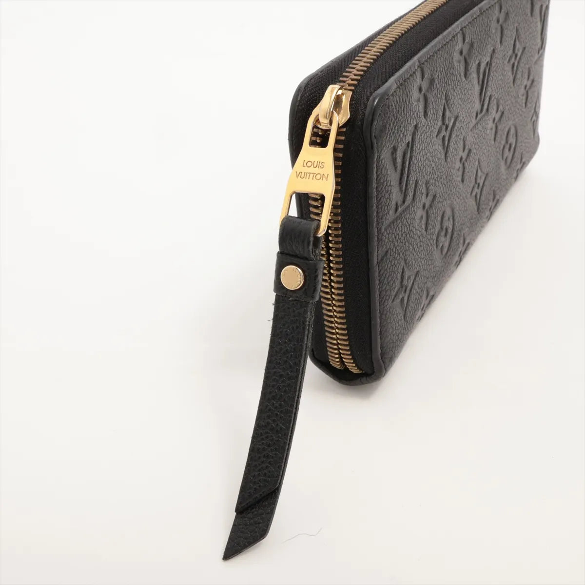 Louis Vuitton Zippy Wallet Black Empreinte Leather 3494