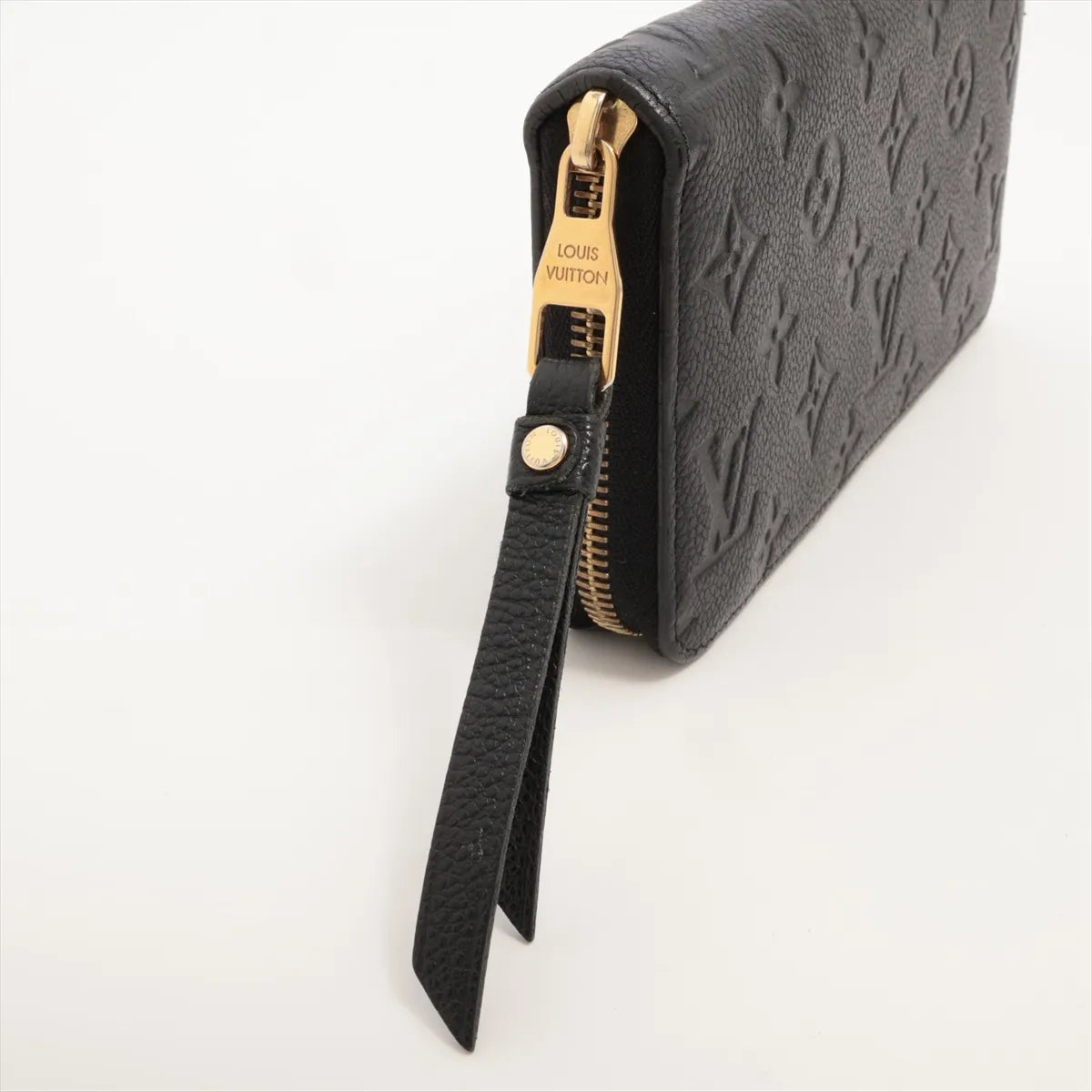 Louis Vuitton Zippy Wallet Black Empreinte Leather 3494