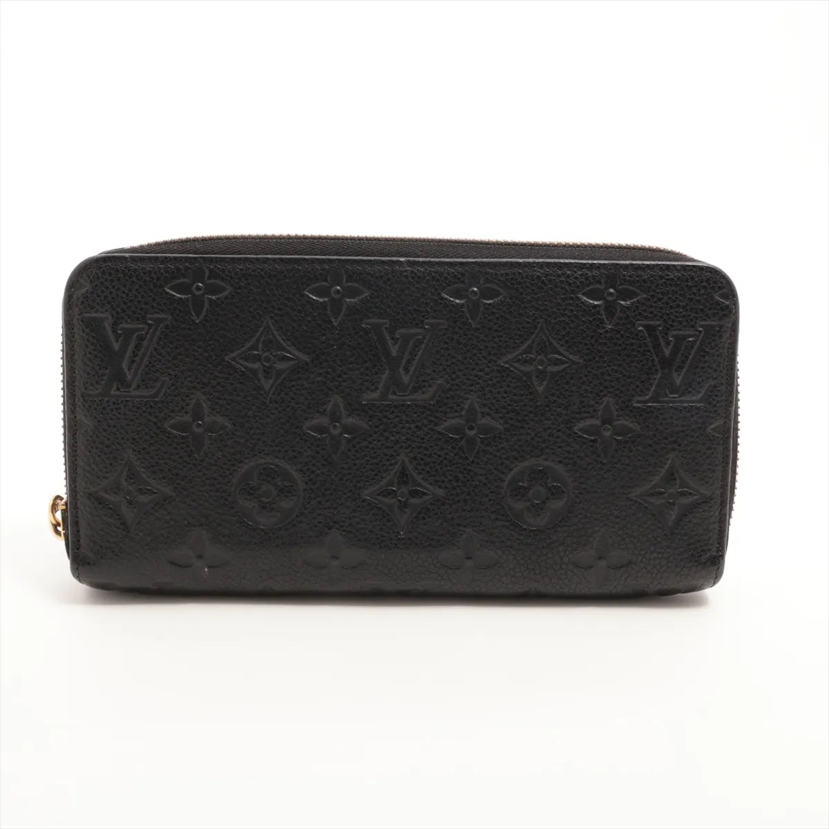 Louis Vuitton Zippy Wallet Black Empreinte Leather 3494