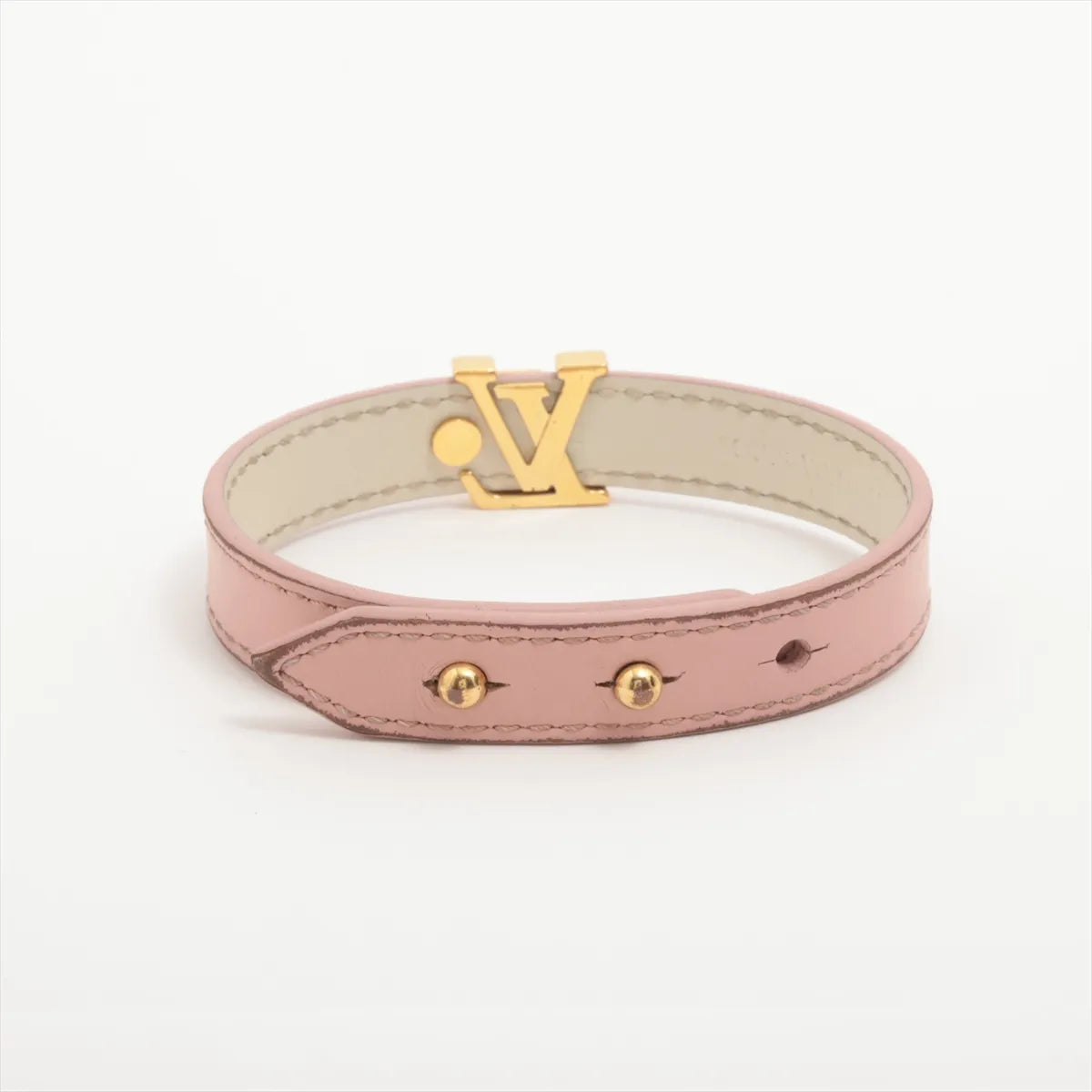 Louis Vuitton LV Iconic Bracelet Size 19 Pink Gold (Full Set) 3244