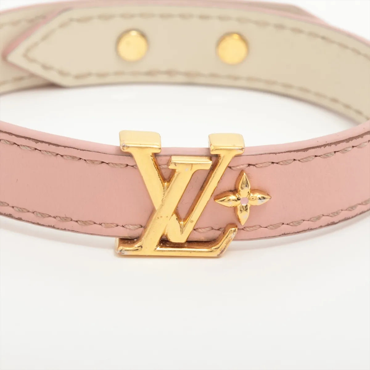 Louis Vuitton LV Iconic Bracelet Size 19 Pink Gold (Full Set) 3244