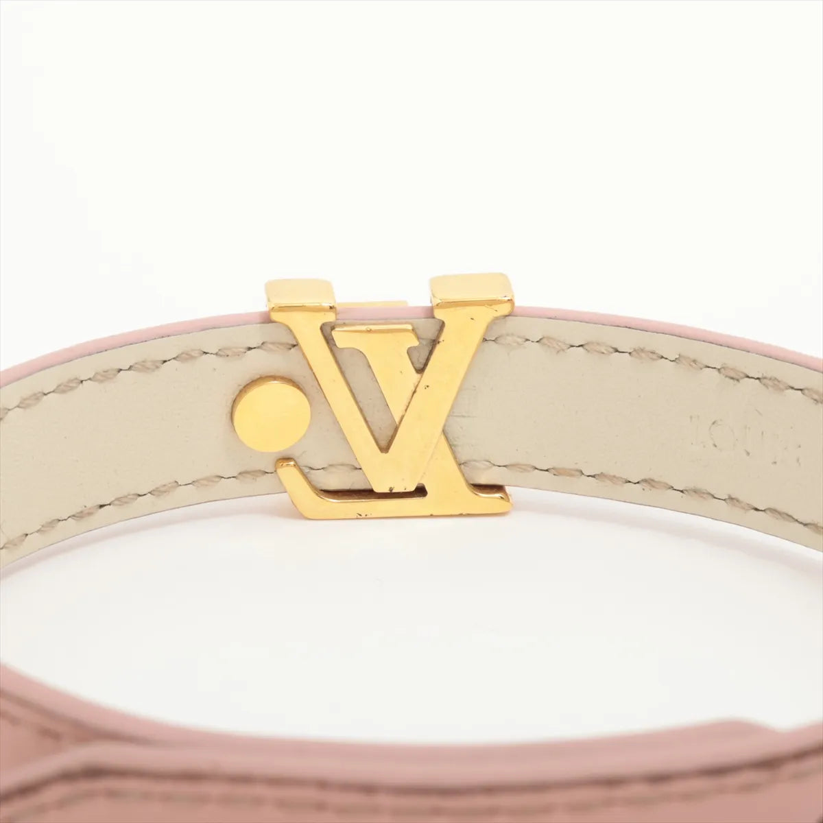 Louis Vuitton LV Iconic Bracelet Size 19 Pink Gold (Full Set) 3244