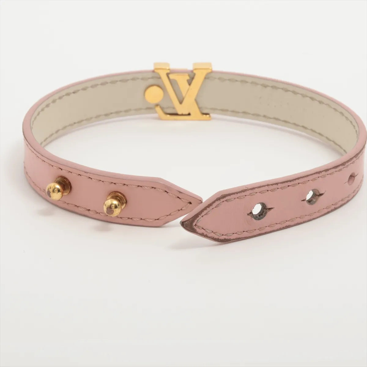 Louis Vuitton LV Iconic Bracelet Size 19 Pink Gold (Full Set) 3244