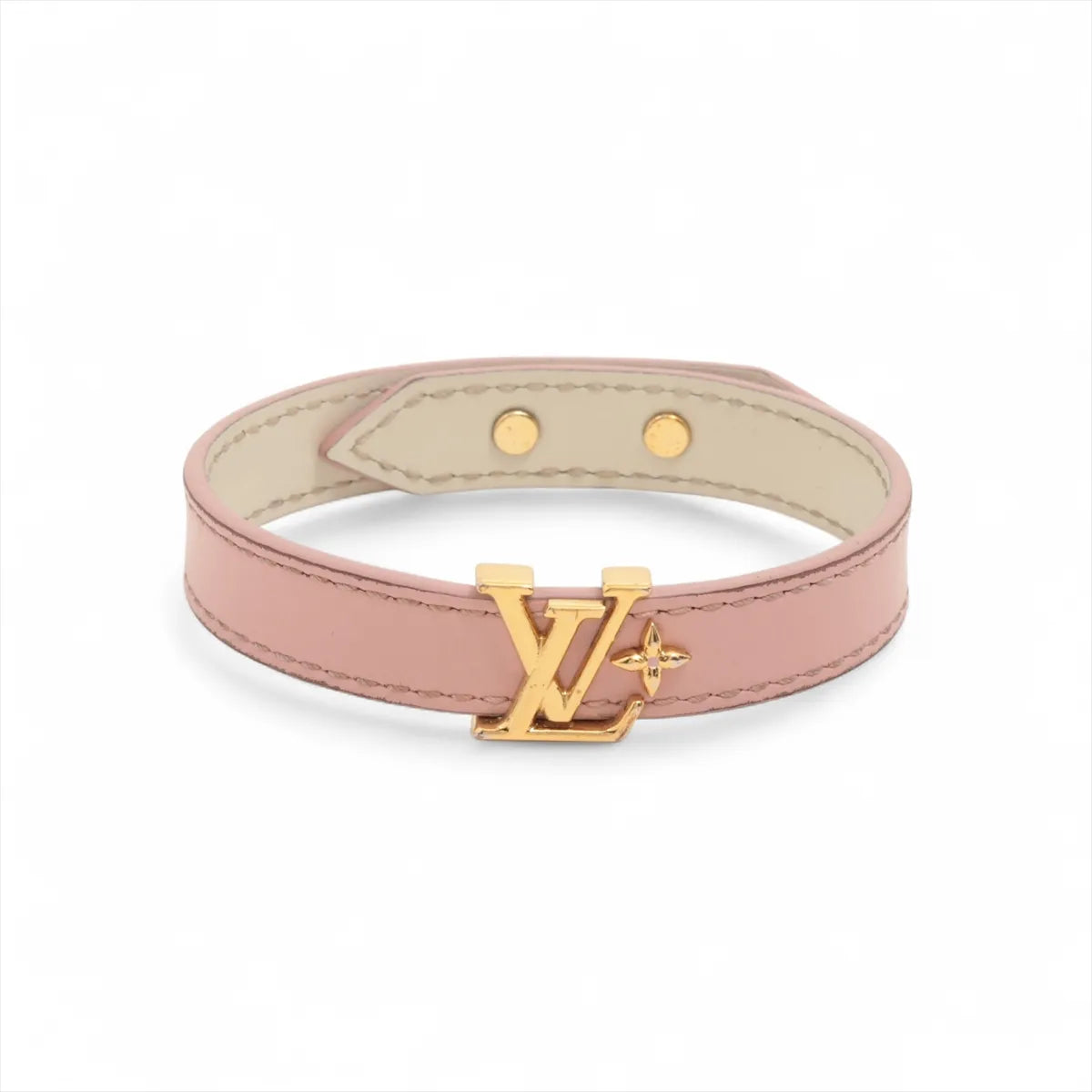 Louis Vuitton LV Iconic Bracelet Size 19 Pink Gold (Full Set) 3244