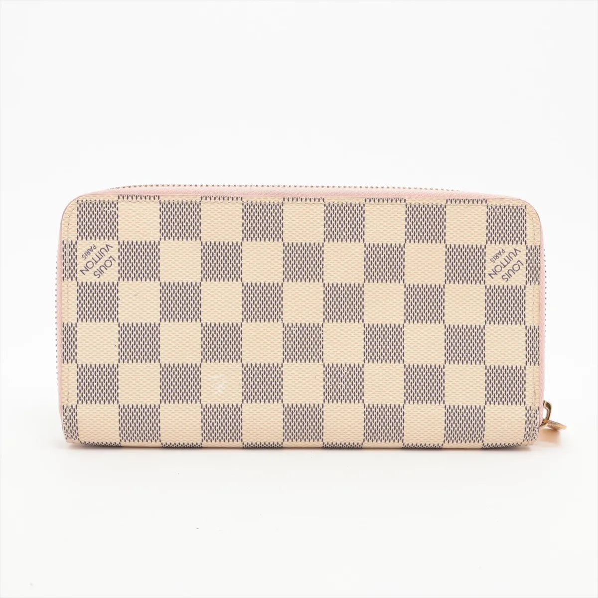 Louis Vuitton Zippy Wallet Damier Azur Rose Ballerine 3257
