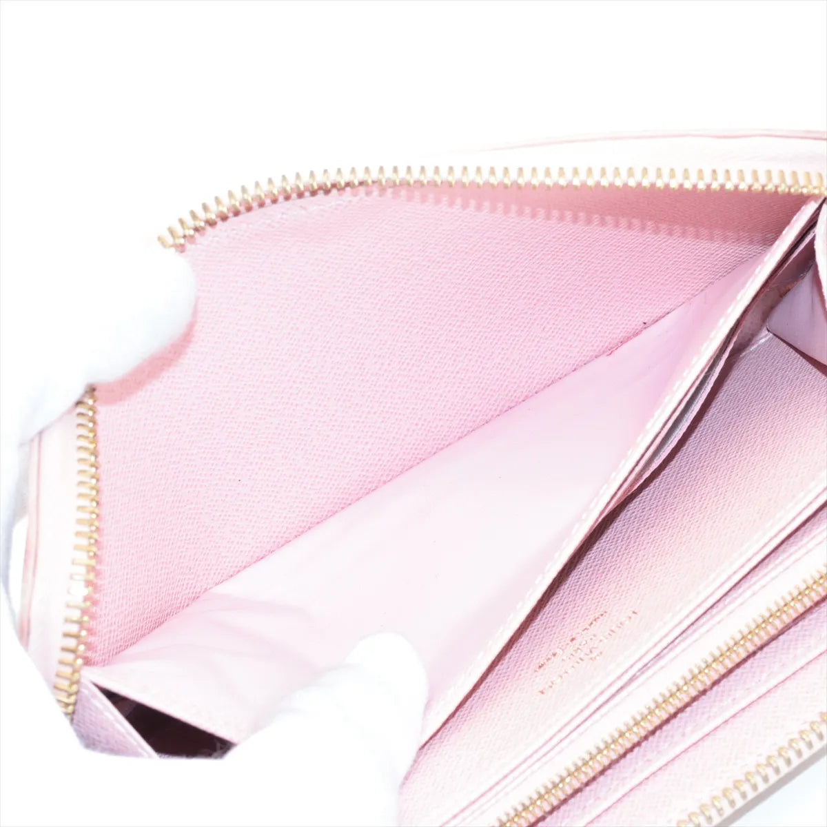 Louis Vuitton Zippy Wallet Damier Azur Rose Ballerine 3257