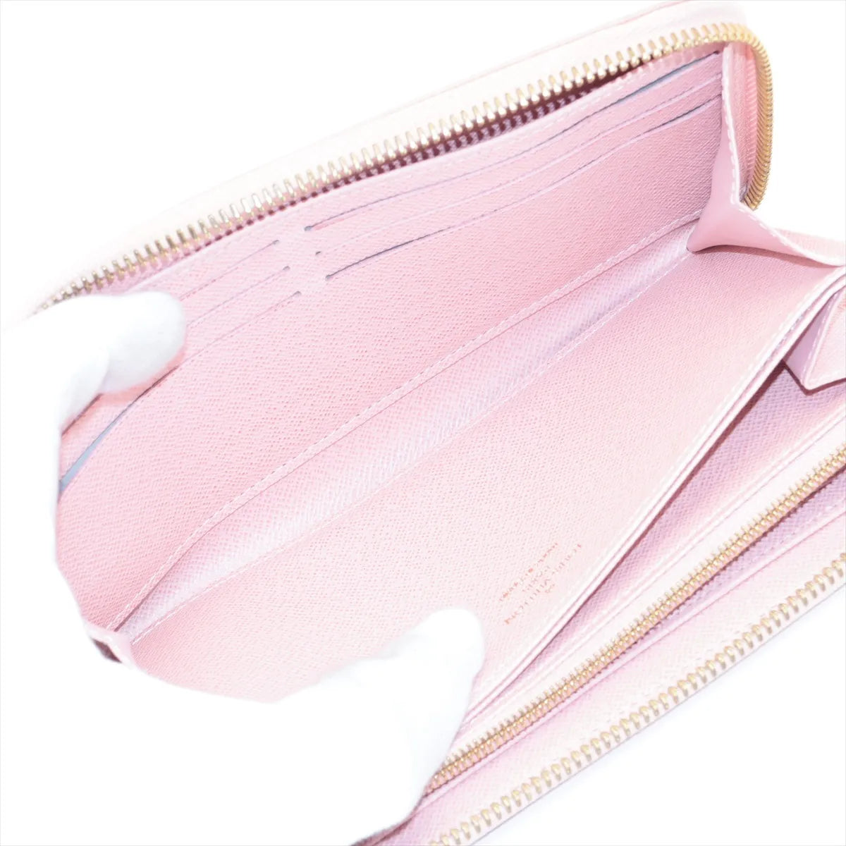 Louis Vuitton Zippy Wallet Damier Azur Rose Ballerine 3257