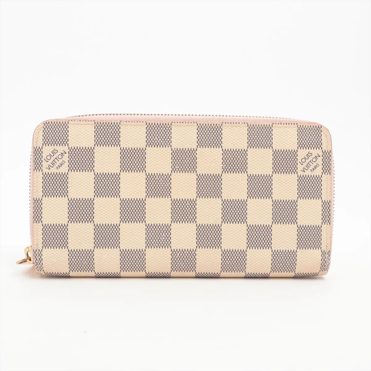 Louis Vuitton Zippy Wallet Damier Azur Rose Ballerine 3257