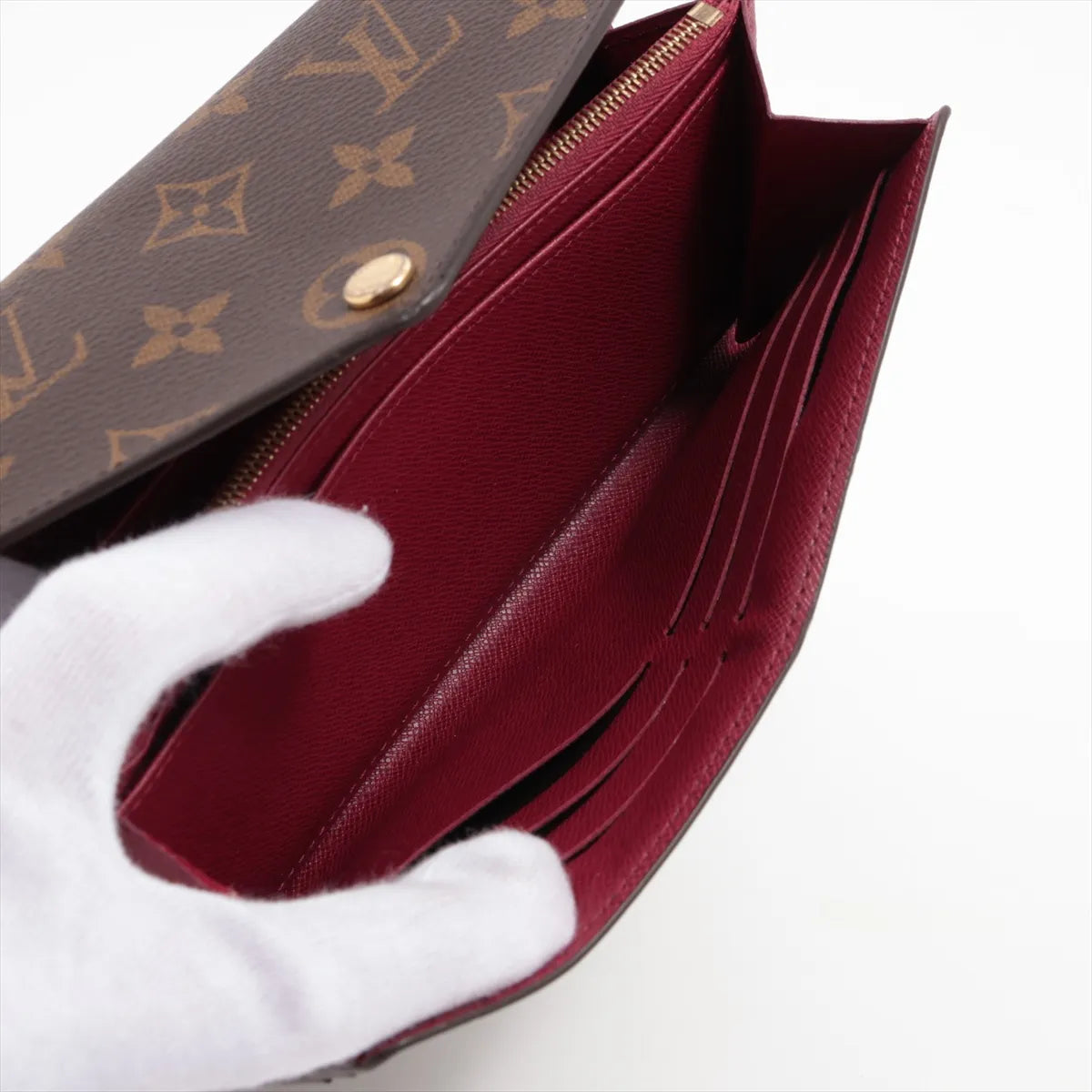 Louis Vuitton Sarah Wallet NM Monogram Fuchsia 3258