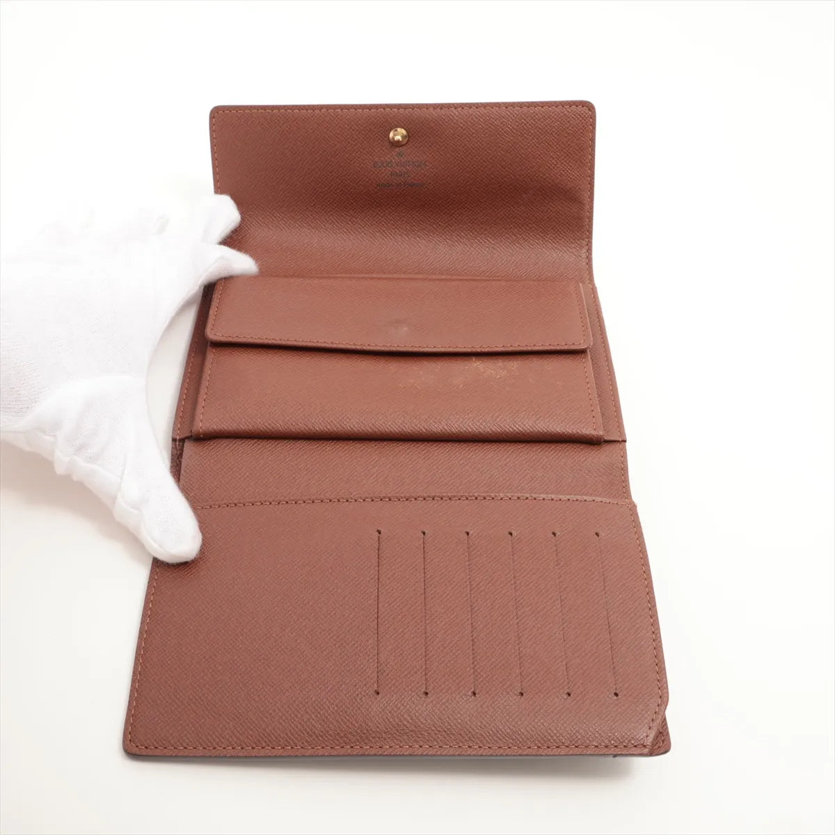 Louis Vuitton Porte Tresor Etui Papiers Wallet Monogram 3251