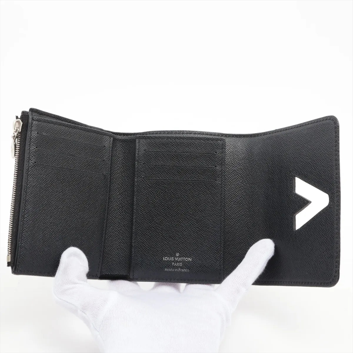 Louis Vuitton Twist Compact Wallet Black Epi 3350